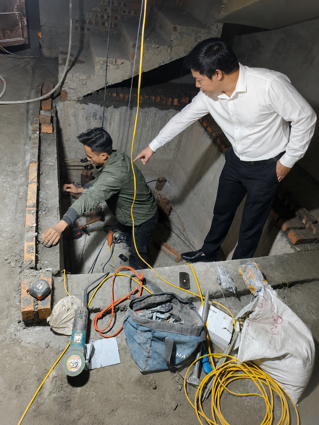 Xây Nhà Chờ Hố Thang Máy Chuẩn Kỹ Thuật.